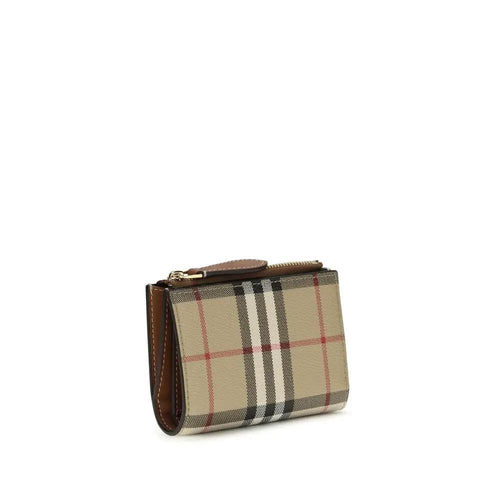 Portefeuille Burberry beige en polyéthylène