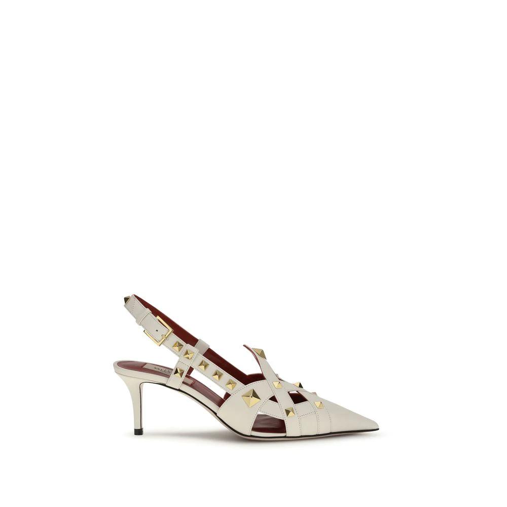 Escarpins Valentino Garavani en cuir de chèvre beige