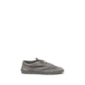 Baskets basses Brunello Cucinelli Bos Taurus en cuir de veau gris