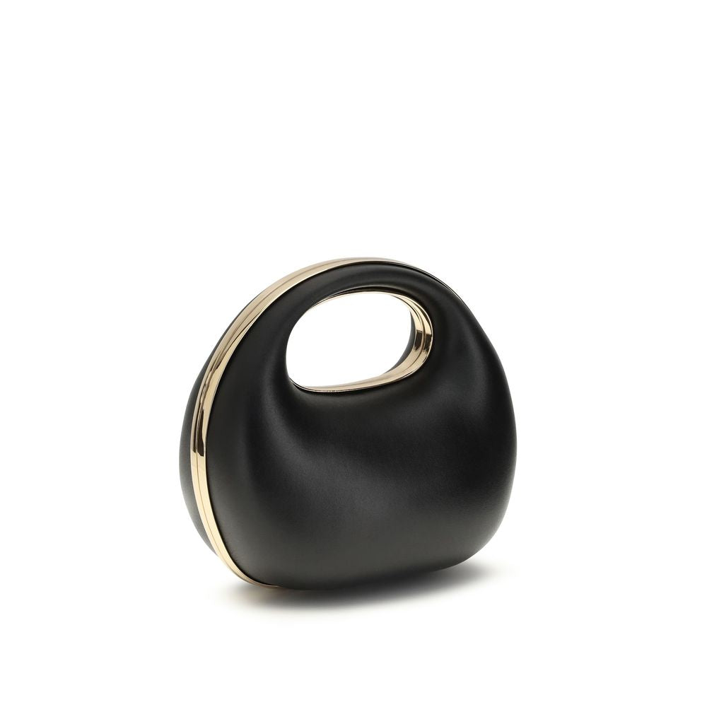 Sac à main Sacai Bos Taurus en cuir de veau noir