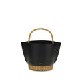Sacai Black Calf Leather Bos Taurus Shoulder Bag