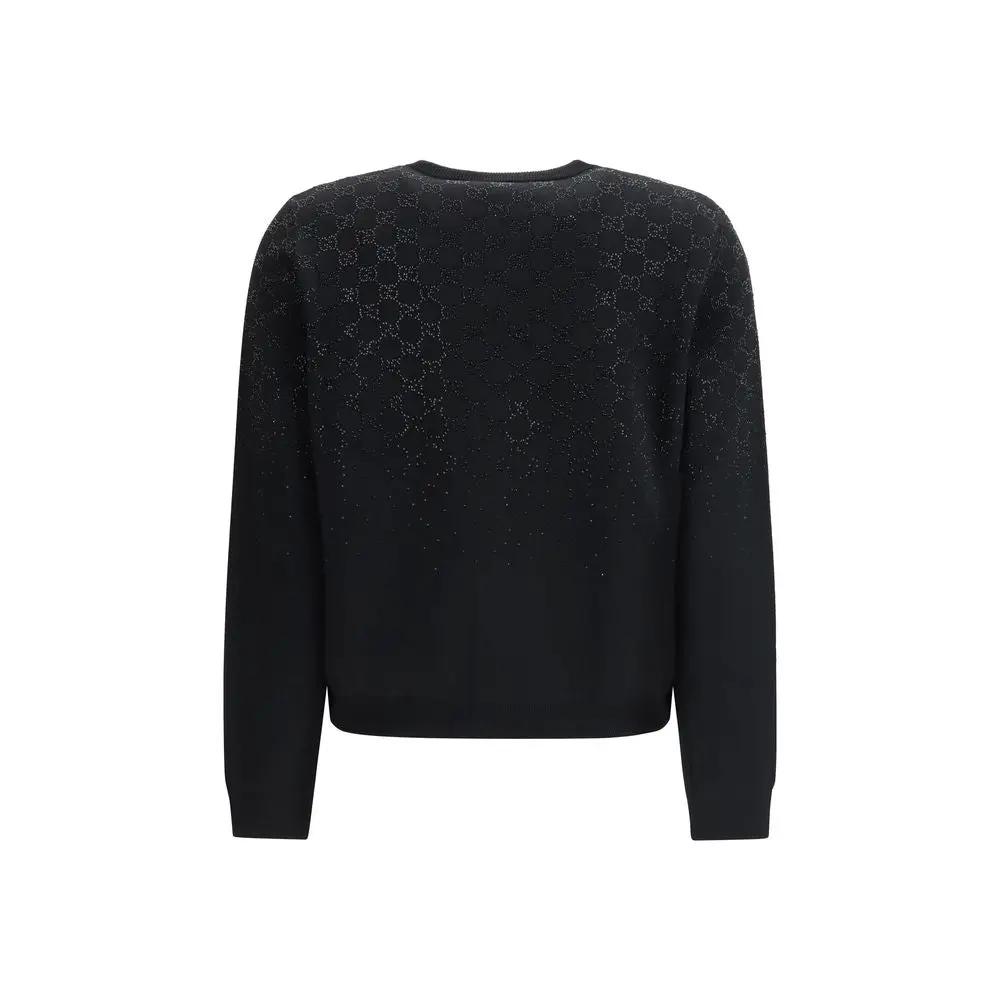 Gucci Black Wool Cardigan