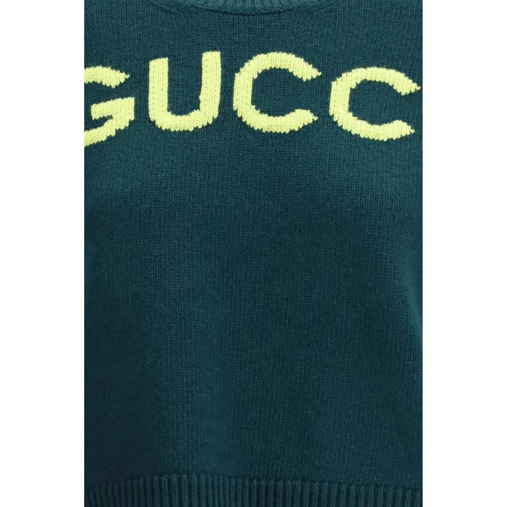 Sweat-shirt Gucci bicolore en laine