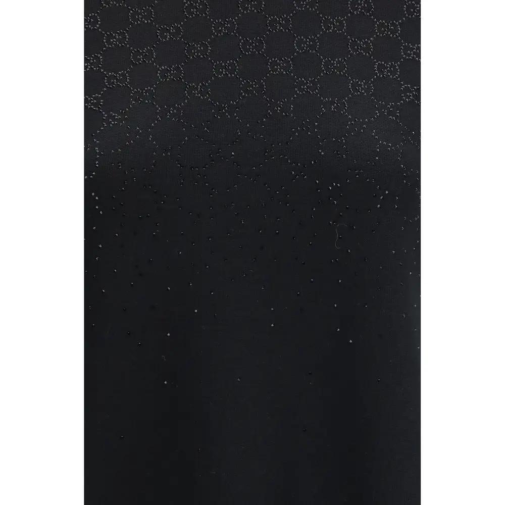 Robe décontractée en laine noire Gucci