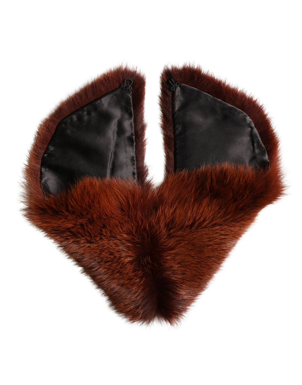 Dolce & Gabbana Brown Mink Fur Collar Women Neck Wrap 60cm x 14cm Scarf by Dolce & Gabbana