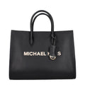 Sac à main en cuir noir Michael Kors