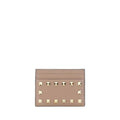 Valentino Garavani Beige Calf Leather Bos Taurus Wallet by Valentino Garavani