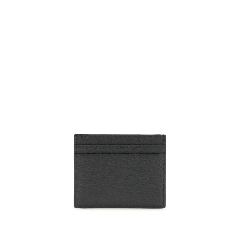 Valentino Garavani Black Calf Leather Bos Taurus Wallet
