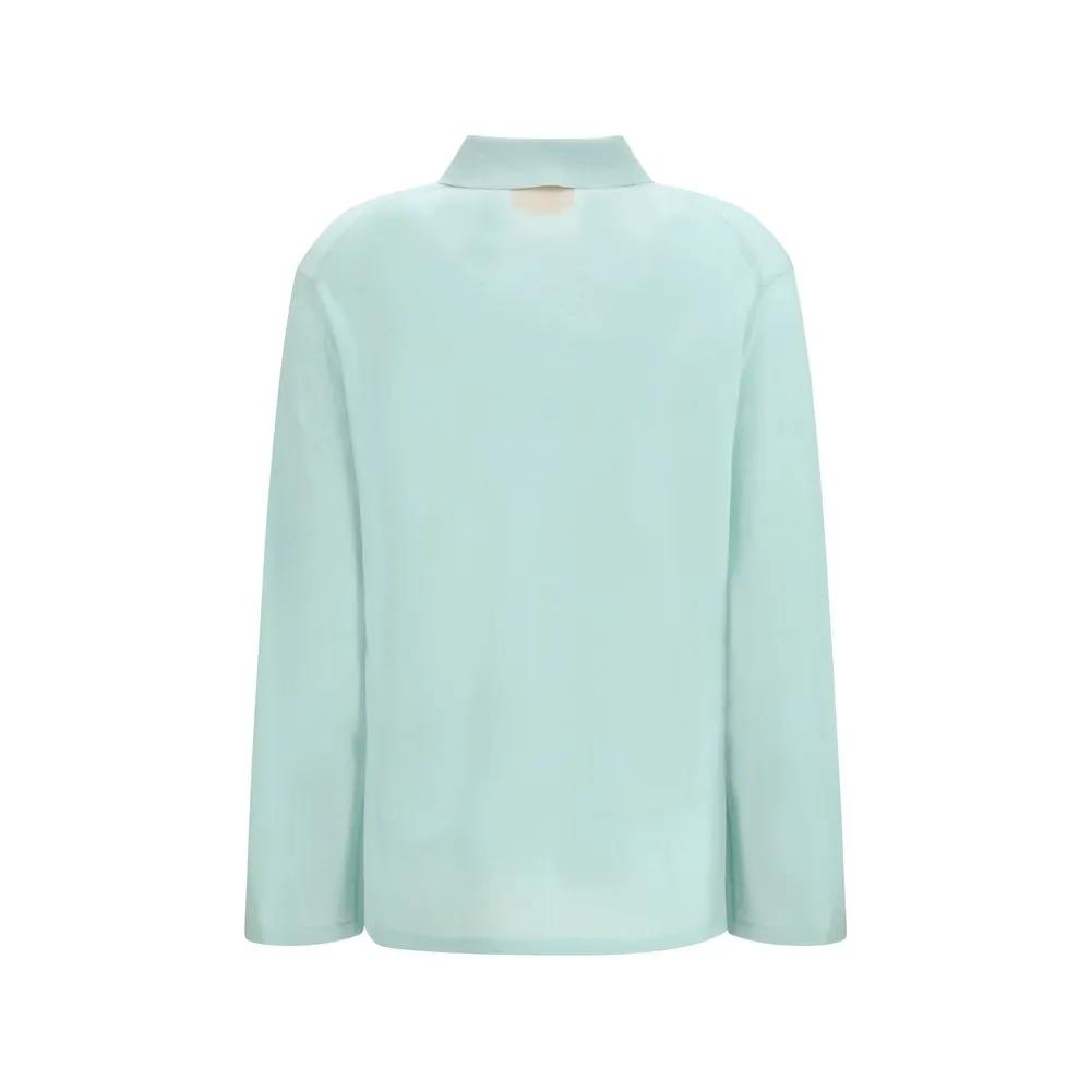 Guest in Residence Blue Cashmere Dress Shirt