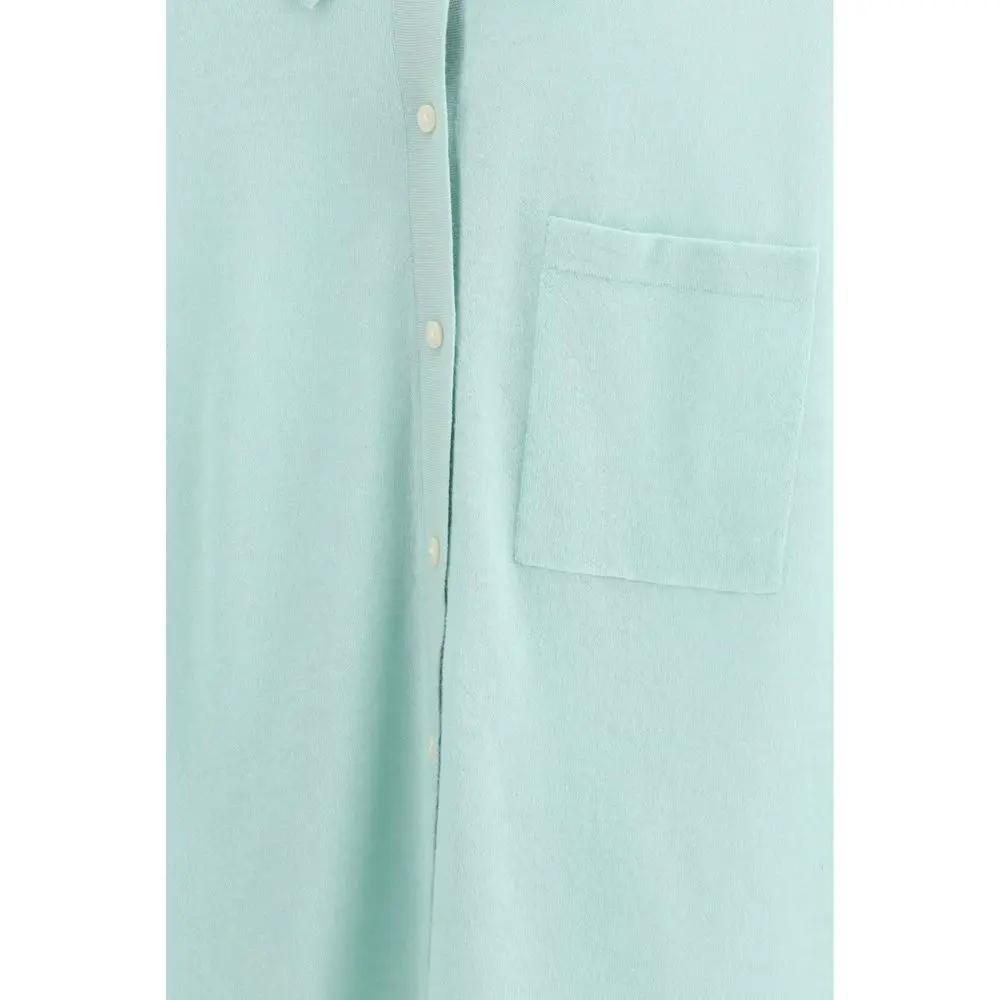 Guest in Residence Blue Cashmere Dress Shirt
