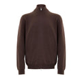 Gilet en laine marron Gran Sasso