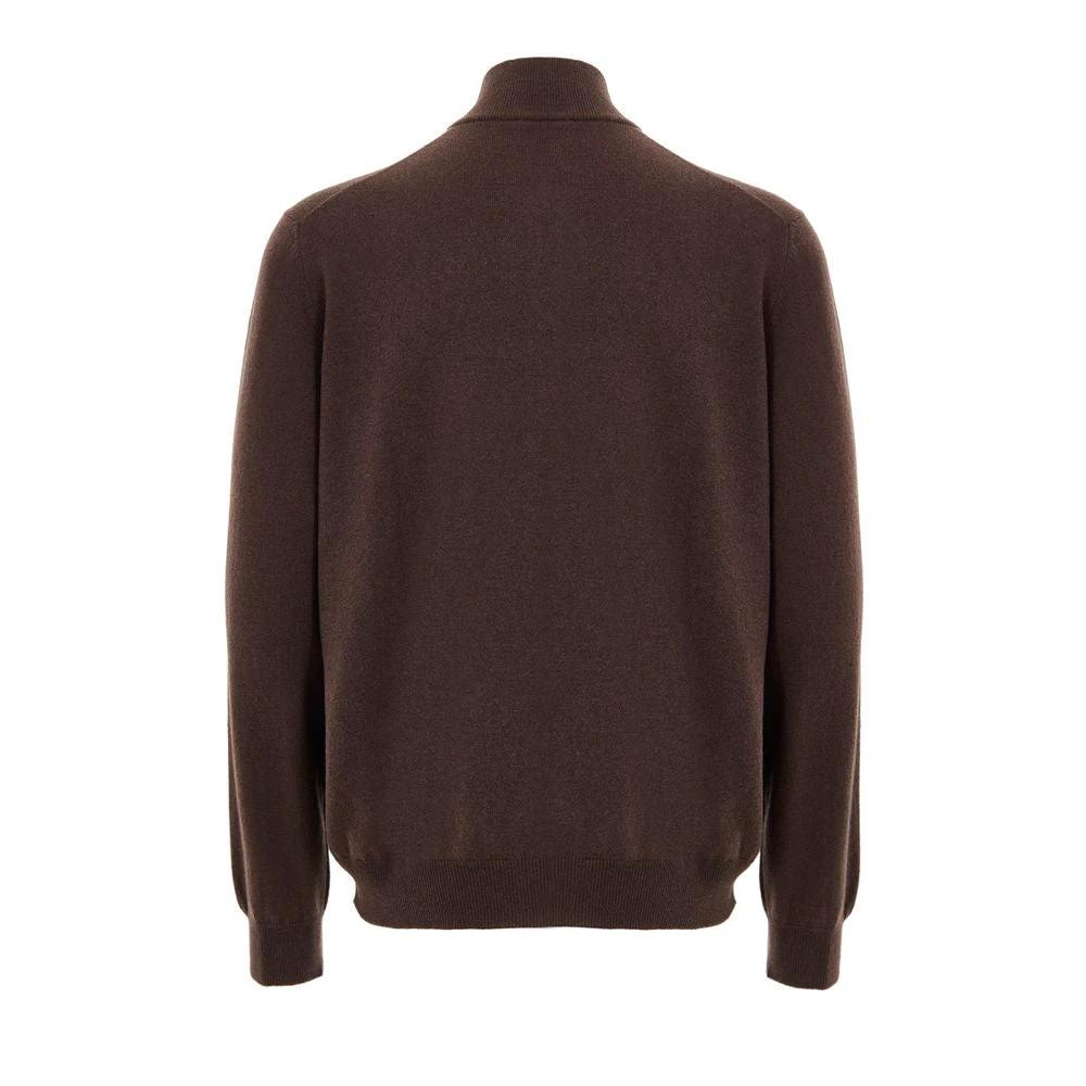 Gilet en laine marron Gran Sasso