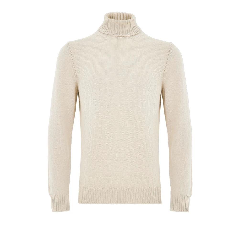 Gran Sasso Beige Wool Turtleneck