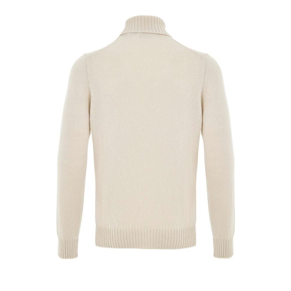 Gran Sasso Beige Wool Turtleneck