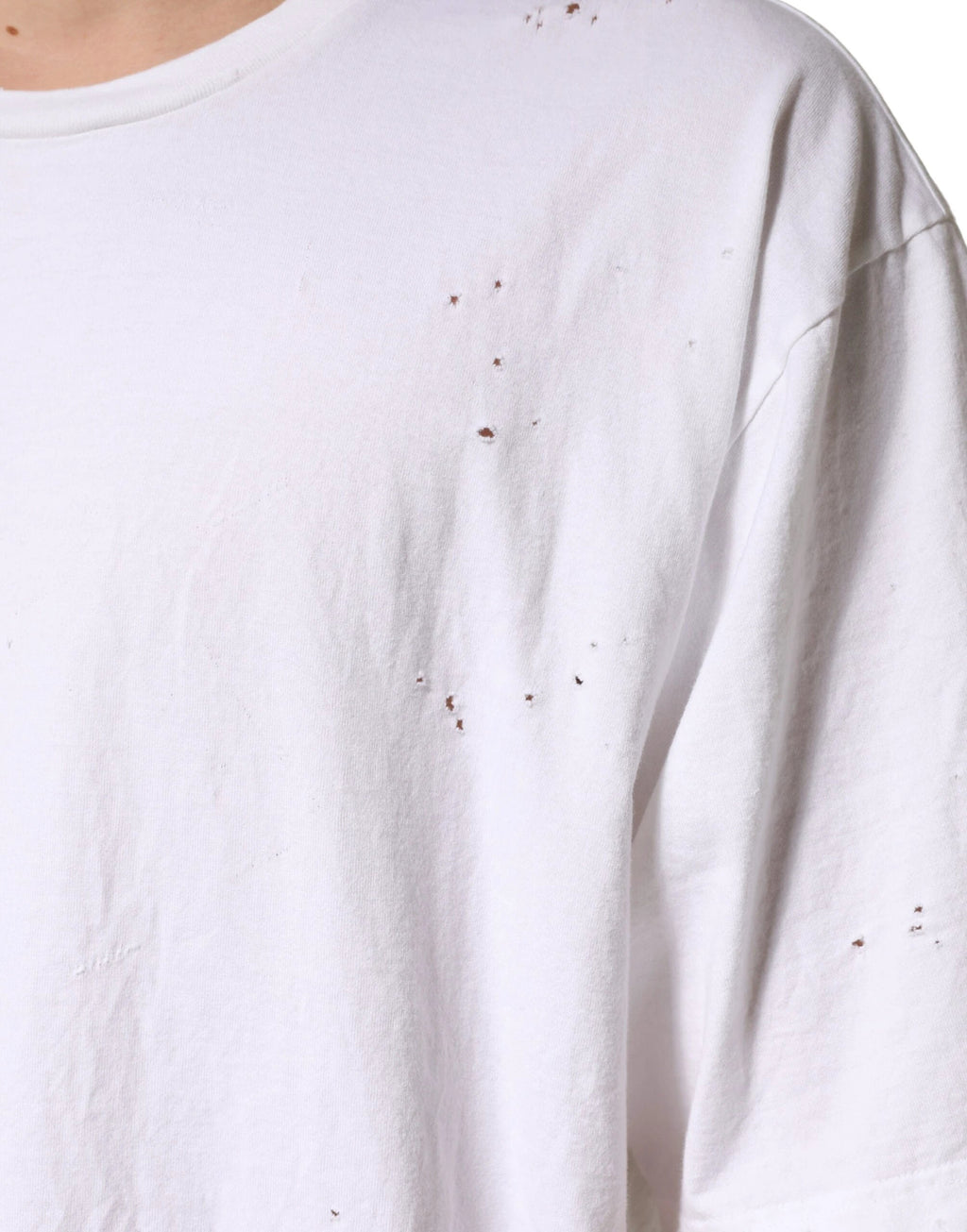 Dolce & Gabbana White Cotton Crewneck Short Sleeve T-Shirt by Dolce & Gabbana