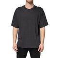 Dolce & Gabbana Dark Grey Cotton Crewneck Short Sleeve by Dolce & Gabbana