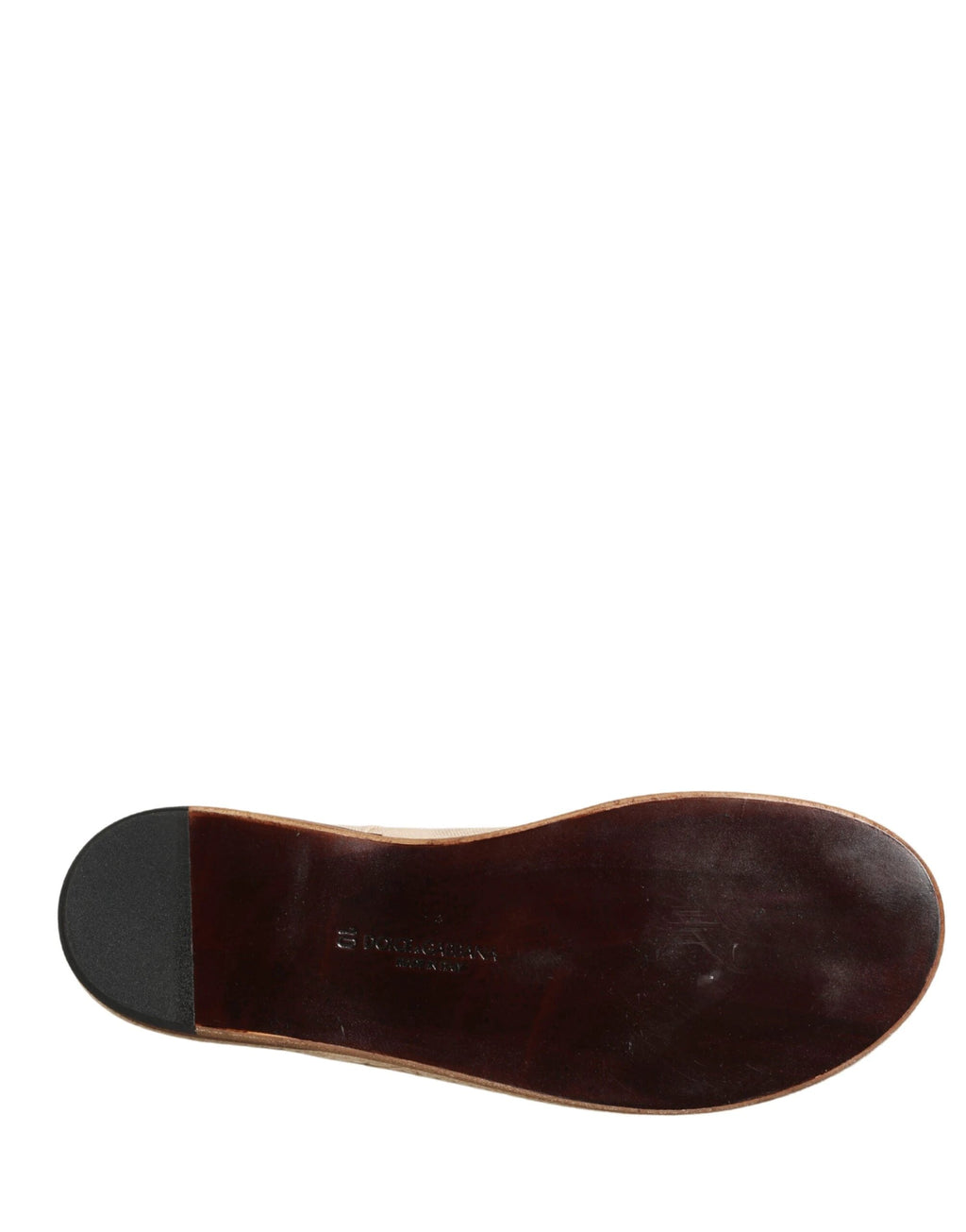 Dolce & Gabbana Beige Espadrille Sole Lace Up Canvas Derby Shoes by Dolce & Gabbana