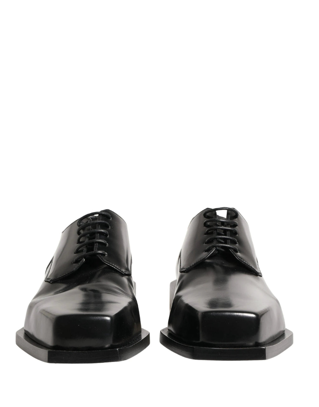 Dolce & Gabbana Black Matte Lace-Up Leather Dress Derby Shoes by Dolce & Gabbana