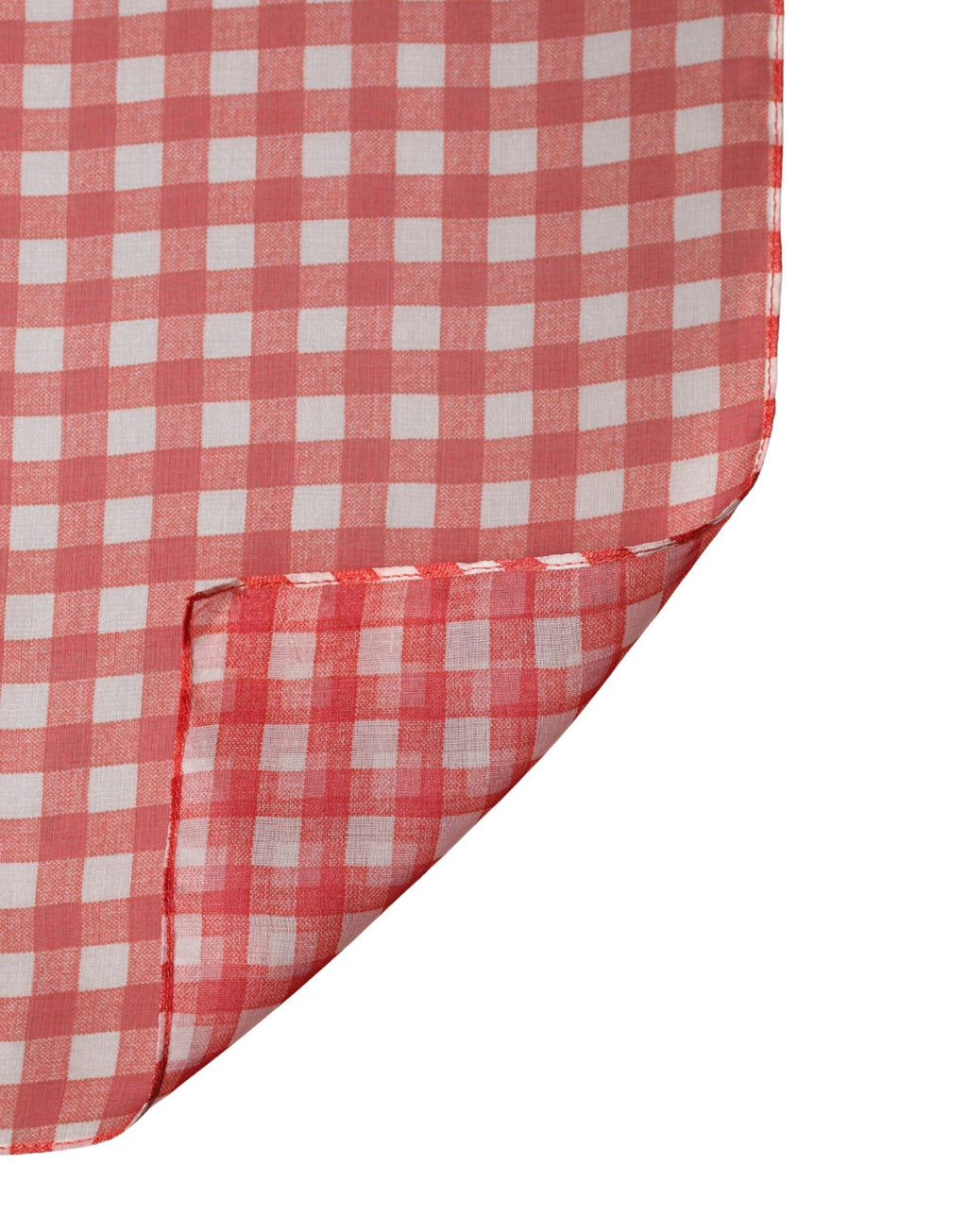 Foulard Dolce &amp; Gabbana en soie à carreaux blancs et rouges, 140 cm x 136 cm