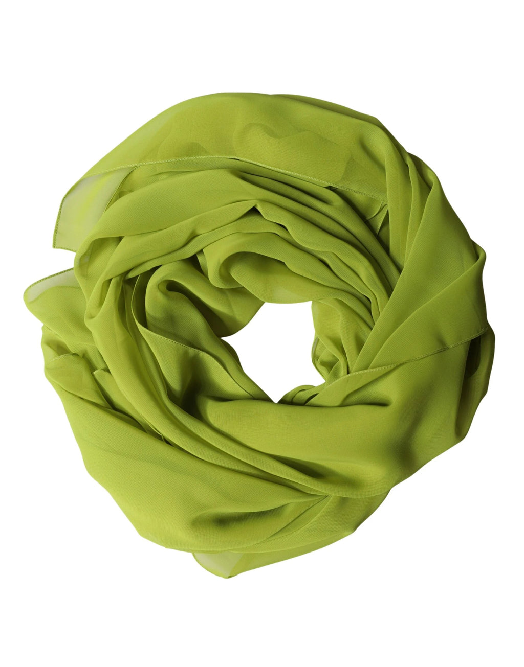 Écharpe/châle Dolce &amp; Gabbana jaune et vert, 131 cm x 99,5 cm