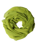 Écharpe/châle Dolce &amp; Gabbana jaune et vert, 131 cm x 99,5 cm