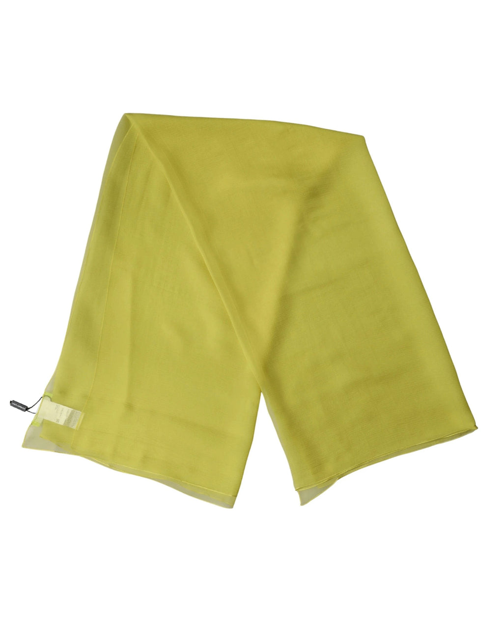 Écharpe/châle en soie jaune Dolce &amp; Gabbana, 120 cm x 117 cm