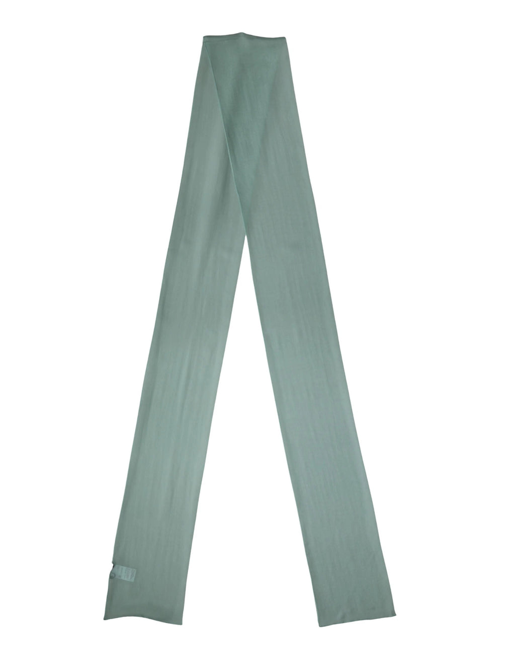 Écharpe/foulard Dolce &amp; Gabbana en soie bleu sarcelle, 292 cm x 19 cm