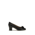 Escarpins à talons hauts Ferragamo Bos Taurus en cuir de veau noir