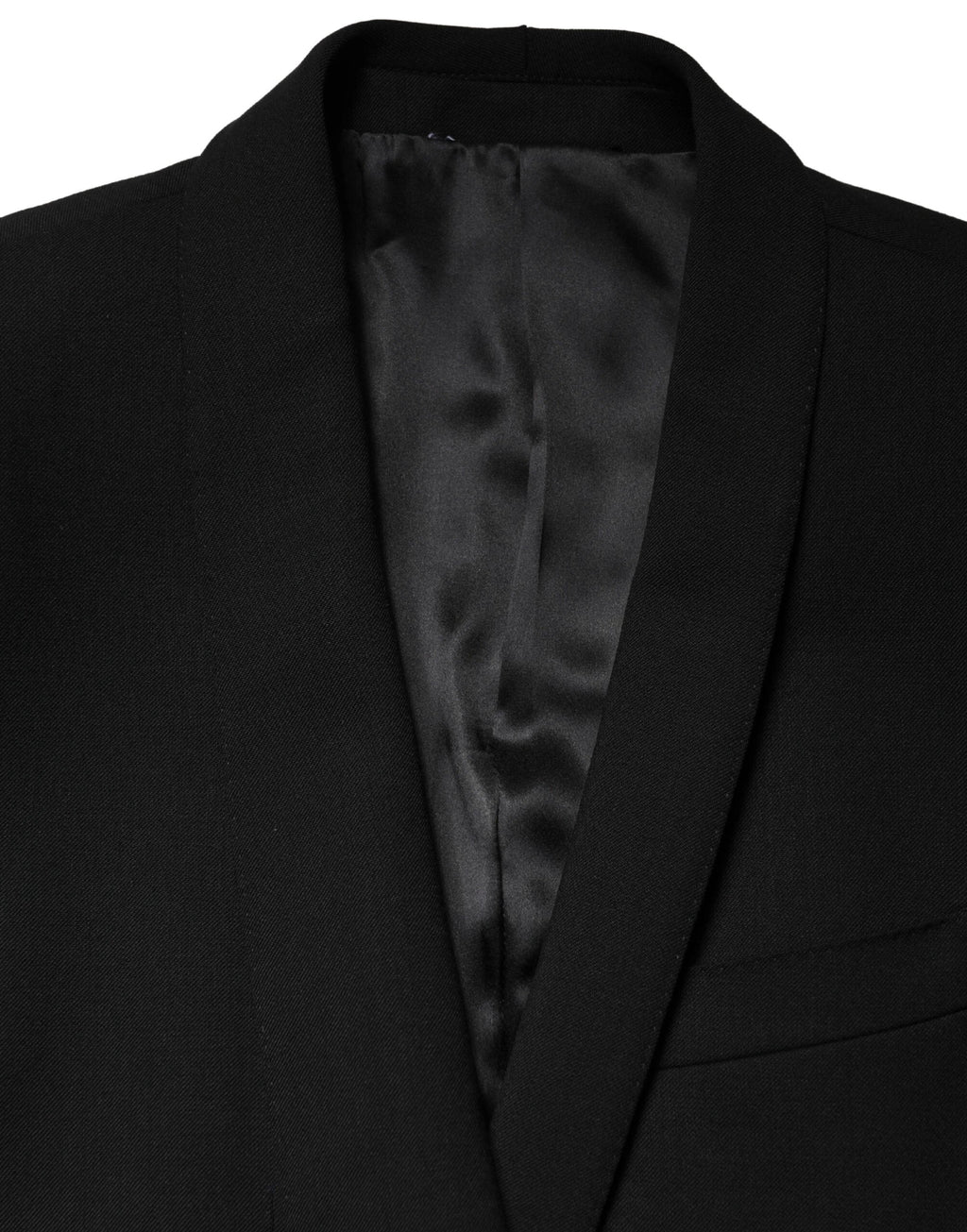 Blazer Dolce &amp; Gabbana noir orné, à simple boutonnage