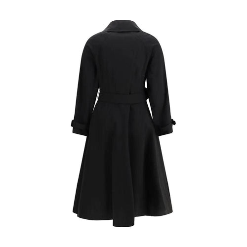 Trench-coat Burberry en coton noir