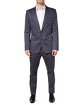 Dolce & Gabbana Blue Single Breasted MARTINI 2 Piece Suit Dolce & Gabbana