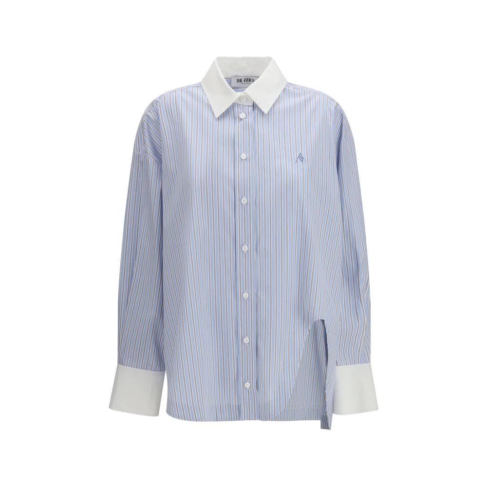 The Attico Blue Cotton Pattern Shirt by The Attico