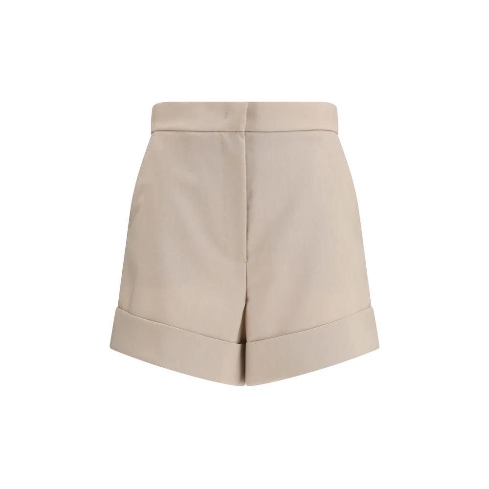 Short bermuda en laine polaire bicolore Max Mara