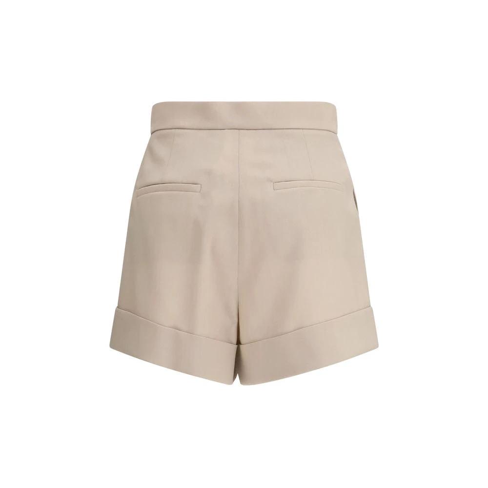 Short bermuda en laine polaire bicolore Max Mara