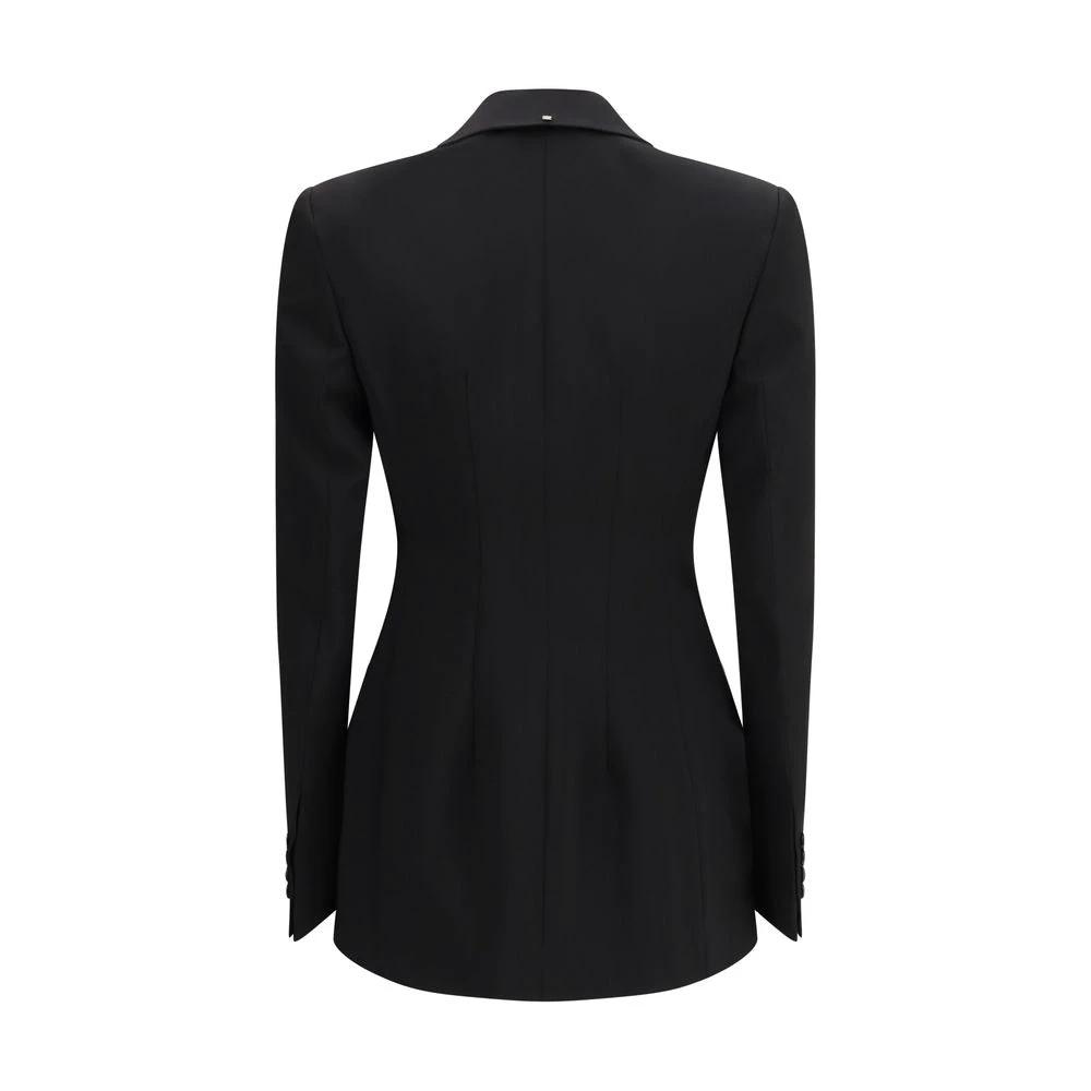 Max Mara Black Fleece Wool Blazer by Max Mara