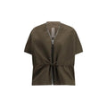 Rick Owens Brown Polyester Shell Jacket
