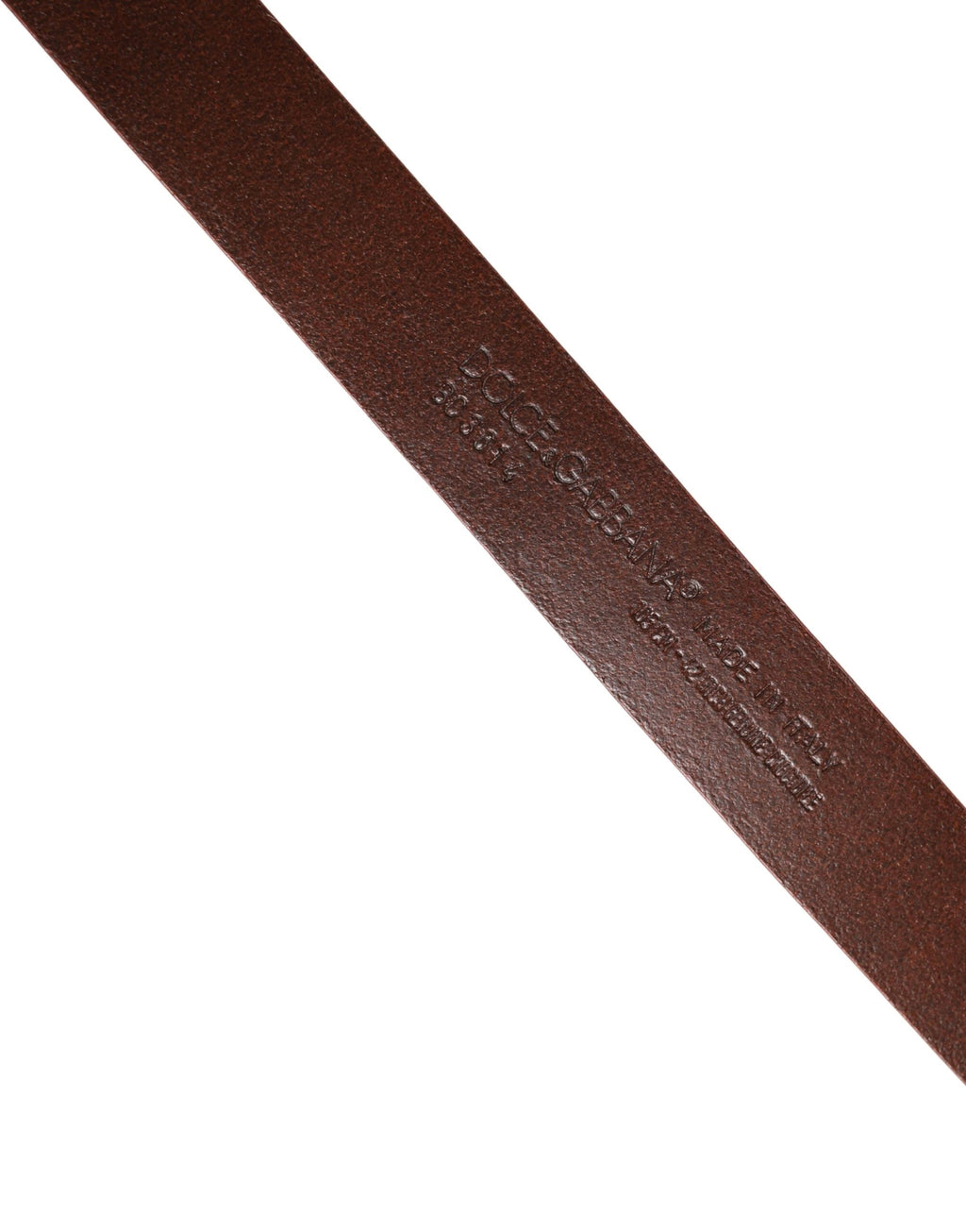 Ceinture homme Dolce &amp; Gabbana en cuir rouge avec boucle en métal doré