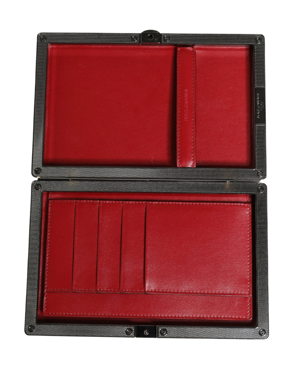 Dolce & Gabbana Beige Velvet Calf Leather Clutch Evening Women Purse Bag