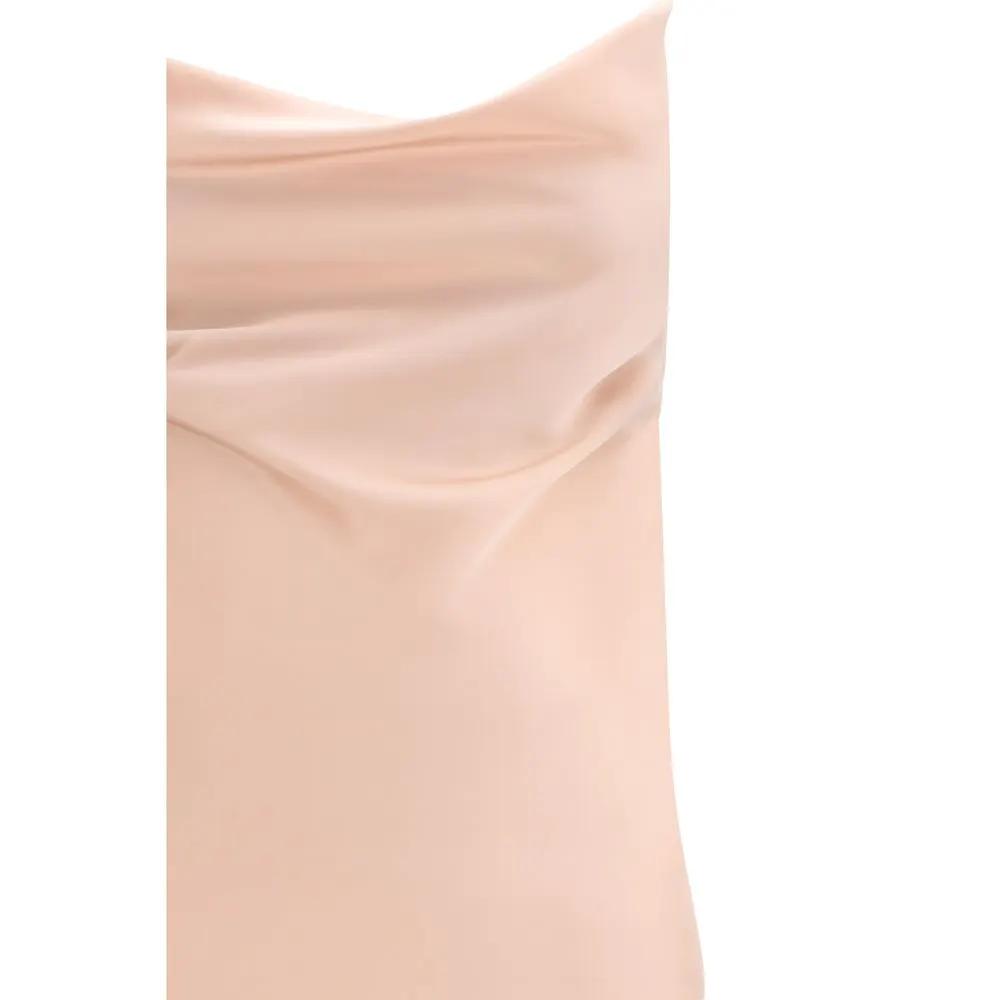 PINKO Multicolor Marabou Casual Dress