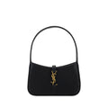 Saint Laurent Black Calf Leather Bos Taurus Shoulder Bag by Saint Laurent
