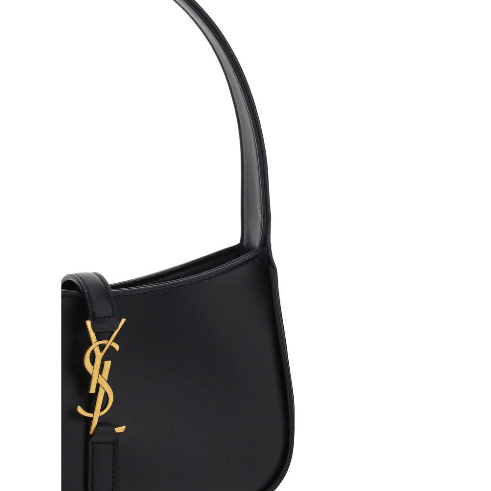 Saint Laurent Black Calf Leather Bos Taurus Shoulder Bag by Saint Laurent