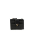 PINKO Black Calf Leather Bos Taurus Wallet by PINKO