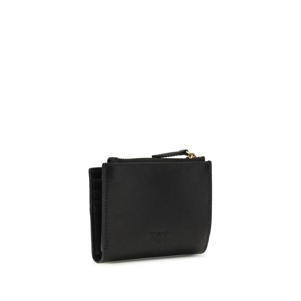 PINKO Black Calf Leather Bos Taurus Wallet by PINKO