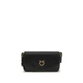 Sac bandoulière PINKO Bos Taurus en cuir de veau noir