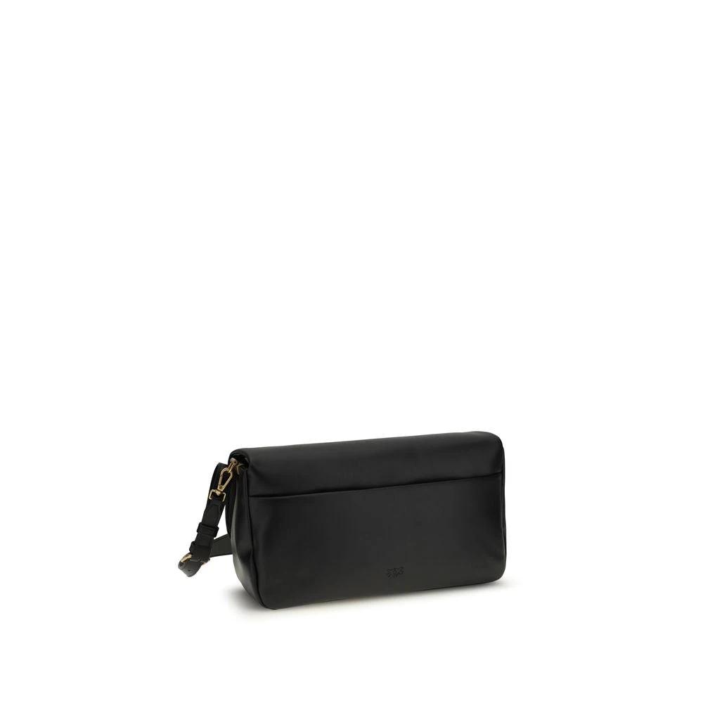 Sac bandoulière PINKO Bos Taurus en cuir de veau noir