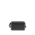 Valentino Garavani Black Calf Leather Bos Taurus Shoulder Bag