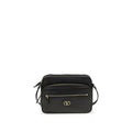 Valentino Garavani Black Calf Leather Bos Taurus Shoulder Bag