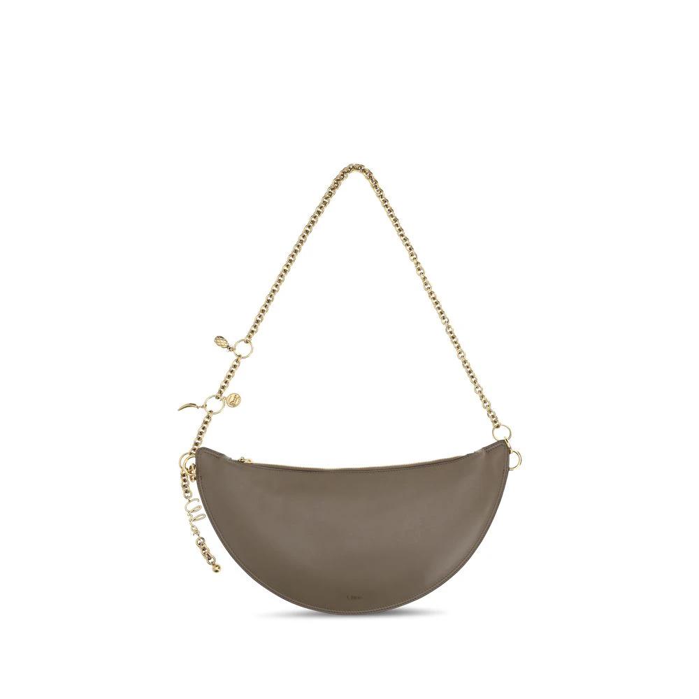 Chloé Gray Calf Leather Bos Taurus Shoulder Bag