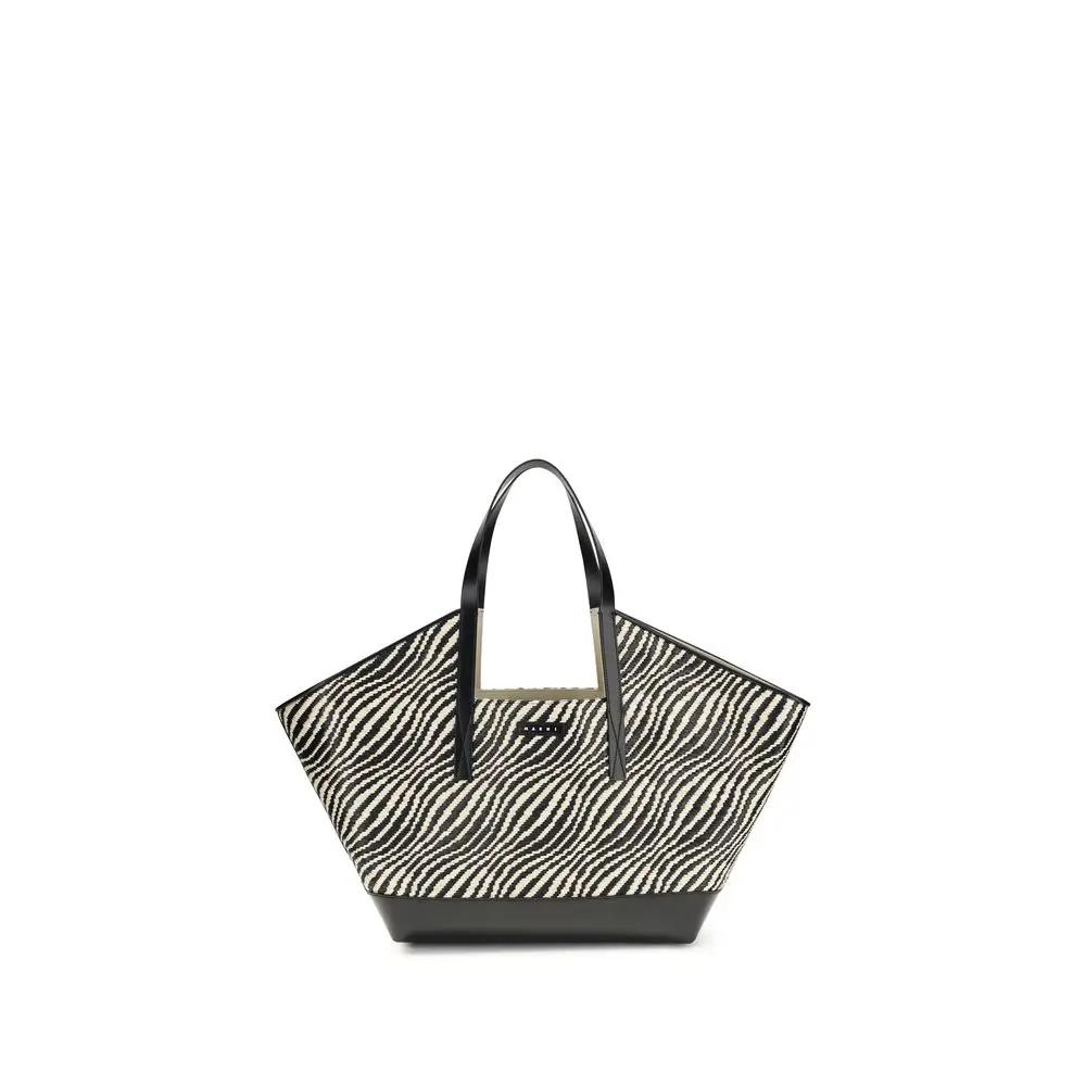 Sac bandoulière Marni en polyamide noir