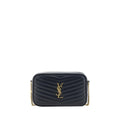 Saint Laurent Black Calf Leather Bos Taurus Shoulder Bag